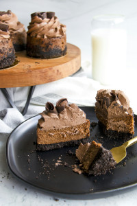 Tarta De Queso Con Chocolate