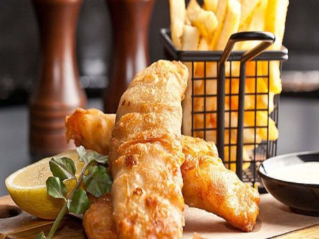 Chips De Poisson Panées À La Bière