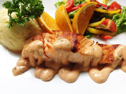 Filet De Saumon Grillé