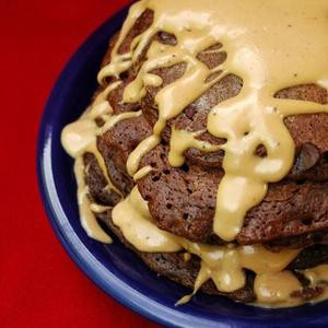 Colazione Con Doppio Pancake Ai Frutti Di Bosco