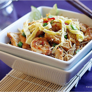 Tagliatelle Fritte Con Gamberetti