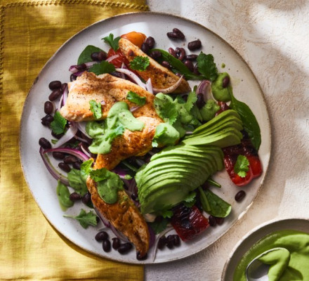 Insalata Di Pollo Del Giardino Primaverile