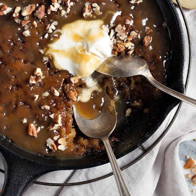 Sticky Toffee Äppelpudding