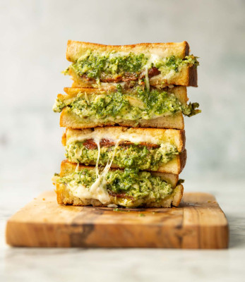 Grillad Kyckling Pesto Smörgås