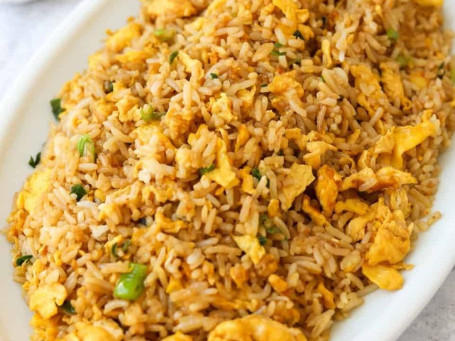 Dubbelt Ägg Stekt Ris