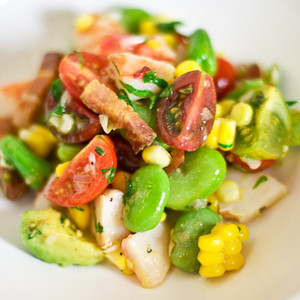 Ensalada De Camarones Gigantes