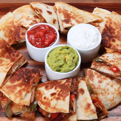 Kyckling Fajita Quesadillas