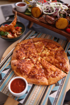 Grillade Räkor Nachos