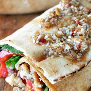 Wrap Végétarien Aux Épinards Regular