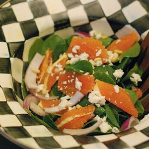 Insalata Di Spinaci Con Formaggio Di Capra