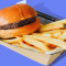 Hamburguesa Para Niños Con Papas Fritas