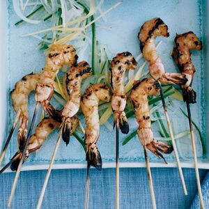 Satay De Camarones