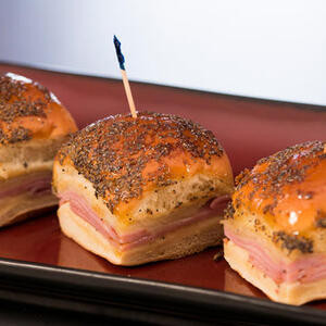 Deli Hawaiian Ham Sliders, 12 Pièces.